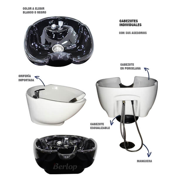 Cabezote en Porcelana Individuales